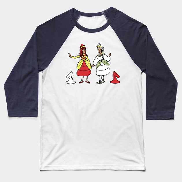 The Queens' Parley Baseball T-Shirt by LochNestFarm